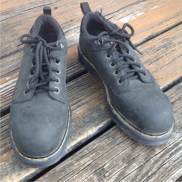 Dr Martens Docs Oxford Leather Steel Toe Sz 10 EU 43 Industrial Work Shoes Mens
